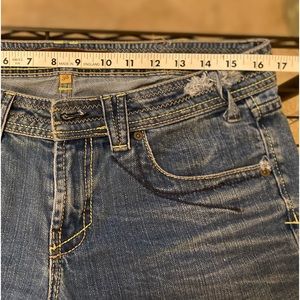 Yanuk distress broken in  Denim shorts